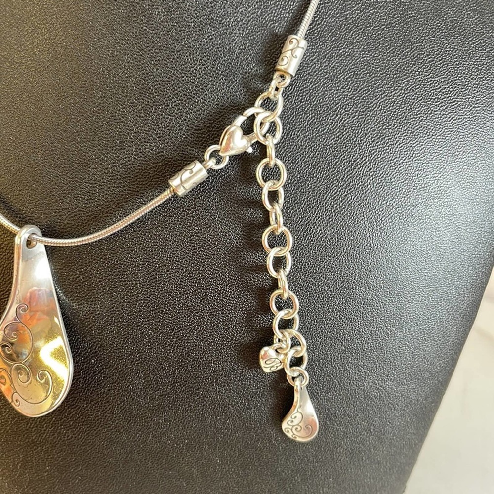Brighton Silver Toned TWIRL Collection Pendant Necklace - Picture 3 of 6